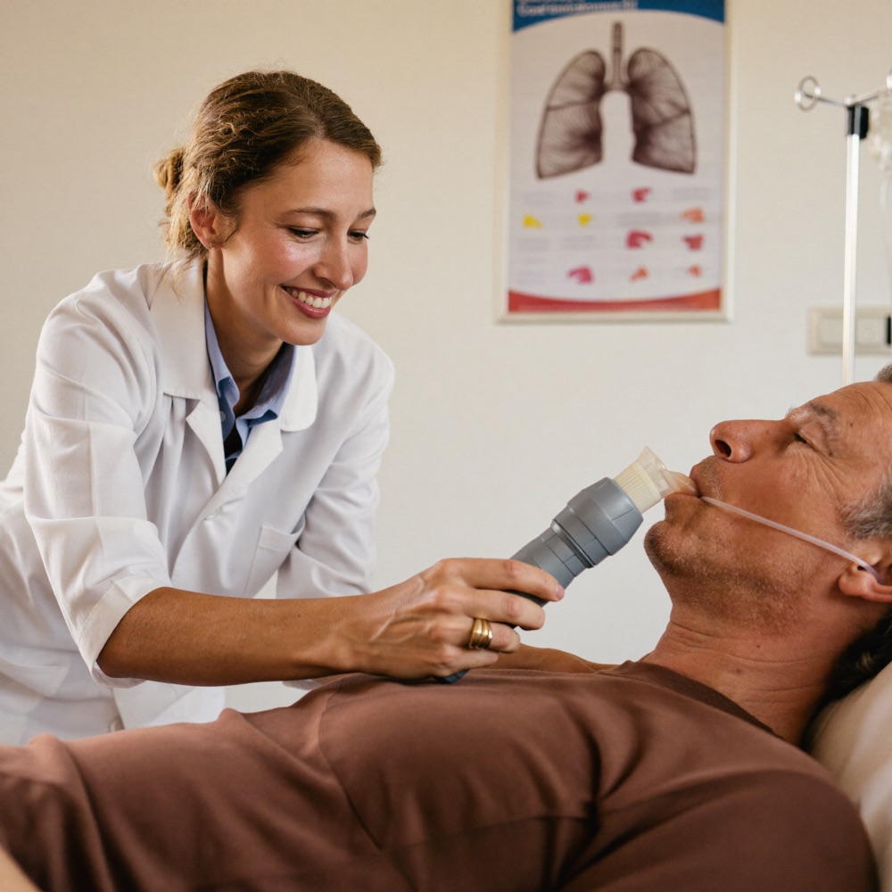 Evaluare pneumologică la Centru Medical Veritas